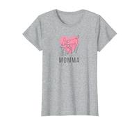 Disney Bambi Momma Mother's Day T-Shirt, Damen, Grau Meliert, 3XL