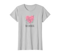 Disney Bambi Momma Mother's Day T-Shirt, Damen, Silber, 3XL