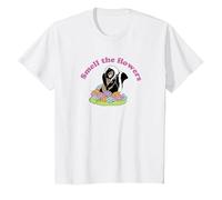 Disney Bambi Smell The Flowers with Flower T-Shirt, Kinder, Weiß, 116