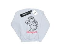 Disney - "Bambi Thumper Line Drawing" Sweatshirt für Damen (Weiß) S