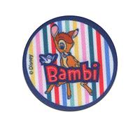 Disney Bambi Tier Kinder - Aufnäher, Bügelbild, Aufbügler, Applikationen, Patches, Flicken, Zum Aufbügeln, Größe: 6,3 x 6,3 cm