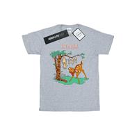 Disney - "Bambi Tilted Up" T-Shirt für Damen (Grau) S