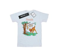 Disney - "Bambi Tilted Up" T-Shirt für Damen (Weiß) S
