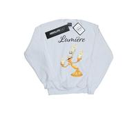 Disney - "Beauty And The Beast Be Our Guest" Sweatshirt für Damen (Weiß) S