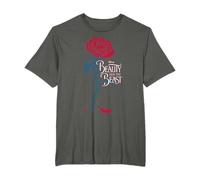 Disney Beauty And The Beast Rose Logo T-Shirt