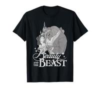 Disney Beauty & The Beast Vintage Logo Dance Graphic T-Shirt T-Shirt