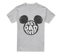Disney - "Best Dad Ever" T-Shirt für Herren (Sport Heide) M