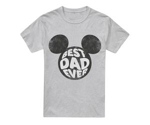 Disney - "Best Dad Ever" T-Shirt für Herren (Sport Heide) S