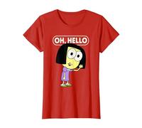 Disney Big City Greens Tilly Oh, Hello T-Shirt, Damen, Rot, M