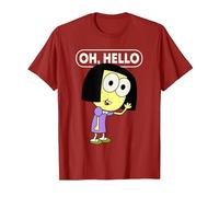 Disney Big City Greens Tilly Oh, Hello T-Shirt, Herren, Cranberry, 3XL