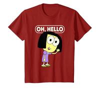 Disney Big City Greens Tilly Oh, Hello T-Shirt, Kinder, Cranberry, 140