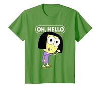 Disney Big City Greens Tilly Oh, Hello T-Shirt, Kinder, Hellgrün, 98