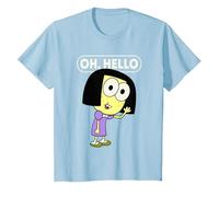 Disney Big City Greens Tilly Oh, Hello T-Shirt, Kinder, Himmelblau, 104