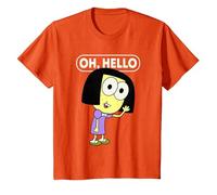 Disney Big City Greens Tilly Oh, Hello T-Shirt, Kinder, Orange, 128