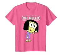 Disney Big City Greens Tilly Oh, Hello T-Shirt, Kinder, Rosa Meliert, 128