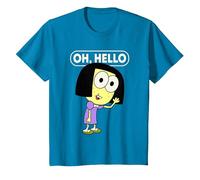 Disney Big City Greens Tilly Oh, Hello T-Shirt, Kinder, Saphir, 128