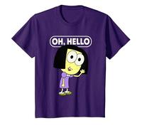 Disney Big City Greens Tilly Oh, Hello T-Shirt, Kinder, Violett, 98