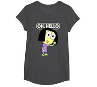 Disney Big City Greens Tilly Oh, Hello T-Shirt, Mädchen, Anthrazit Meliert, S