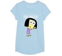 Disney Big City Greens Tilly Oh, Hello T-Shirt, Mädchen, Himmelblau, L