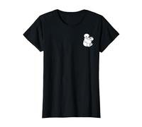Disney Big Hero 6 Baymax And Mochi Left Chest T-Shirt, Damen, Schwarz, 3XL