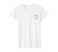 Disney Big Hero 6 Baymax And Mochi Left Chest T-Shirt, Damen, Weiß, S