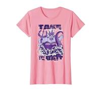 Disney Bösewichte Ursula Take the Bait T-Shirt, Damen, Rosa, XS