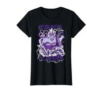 Disney Bösewichte Ursula Take the Bait T-Shirt, Damen, Schwarz, XXL
