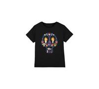 Disney Boy's Coco Day of The Dead Skull with Miguel, Ernesto, Hector Unisex Kids T-Shirt, Black, 12-13 Jahre