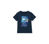 Disney Boy's Finding Nemo Fish Are Friends Unisex Kids T-Shirt, Navy, 12-13 Jahre