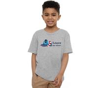 Disney Boy's Lilo & Stitch Leave Me Alone Unisex Kids T-Shirt, Athletic Heather, 12-13 Jahre