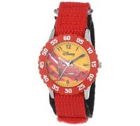 Disney by Ewatchfactory Unisex-Armbanduhr Time Teacher Lernuhr Nylon rot W000084