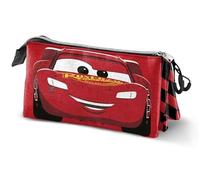 Disney Cars 3 Speed-Dreifach Federmäppchen, Rot, 23 x 11 cm