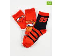 Disney Cars 3er-Set: Socken "Cars" in Hellgrau - Größe 27-30 | Babysocken Strumpfhosen