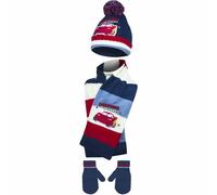 Disney Cars Baby Set - Mütze, Schal und Handschuhe für warme Wintertage Dunkelblau 48 cm