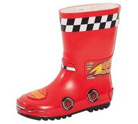 Disney Cars Gummistiefel 3D Beleuchtung McQueen Gummistiefel Jungen Rote Regenstiefel Wellys