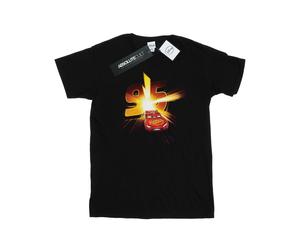 Disney - "Cars Lightning McQueen Burst" T-Shirt für Herren (Schwarz) M