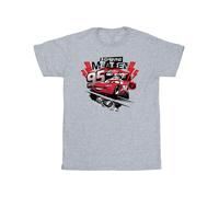 Disney - "Cars Lightning McQueen Collage" T-Shirt für Herren (Grau) M