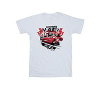 Disney - "Cars Lightning McQueen Collage" T-Shirt für Herren (Weiß) L