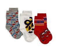 Disney Cars Lightning Socken Set 3 Paar für Kinder aus Baumwolle Socken Kinder 5677, Variante 2, 23-26
