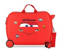 Disney Cars McQueen Kabinenkoffer für Kinder, aus robustem und leichtem ABS, Vier Doppelrollen, Zahlenschloss, Joumma Bags