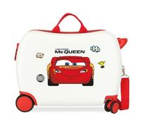 Disney Cars McQueen Kabinenkoffer für Kinder, aus robustem und leichtem ABS, Vier Doppelrollen, Zahlenschloss, Joumma Bags