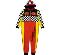 Disney Cars Schlafanzug Kinder | Onesie Kinder | Schlafoveralls Für Jungen | Schlafoverall Jungs | Rot 110