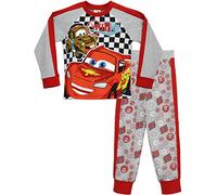 Disney Cars Schlafanzug | Lightning McQueen Schlafanzüge Für Jungen | Lang Pyjama Kinder Mehrfarbig 92