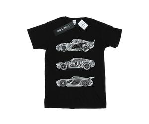 Disney - "Cars Text Racers" T-Shirt für Damen (Schwarz) S