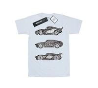 Disney - "Cars Text Racers" T-Shirt für Damen (Weiß) S