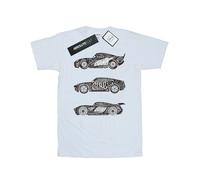 Disney - "Cars Text Racers" T-Shirt für Herren (Weiß) L
