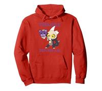Disney Channel The Owl House King Pullover Hoodie, Unisex für Erwachsene, Rot, M