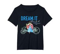 Disney Cinderella With Pumpkin Coach. Dream It, Then Do It T-Shirt, Damen Große Größen, Schwarz, 5X