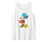 Disney Classic Minnie Mouse with Blue Bow Tank Top
