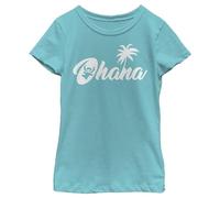 Disney Classics Lilo & Stitch - STITCH SILLHOUETTE OHANA Kids Crew neck Atoll Blue 104